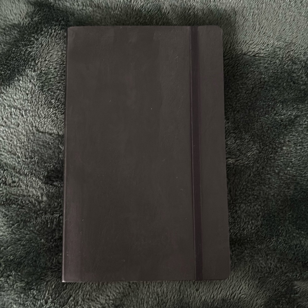 Black Moleskine Soft Leather Lined Notebook